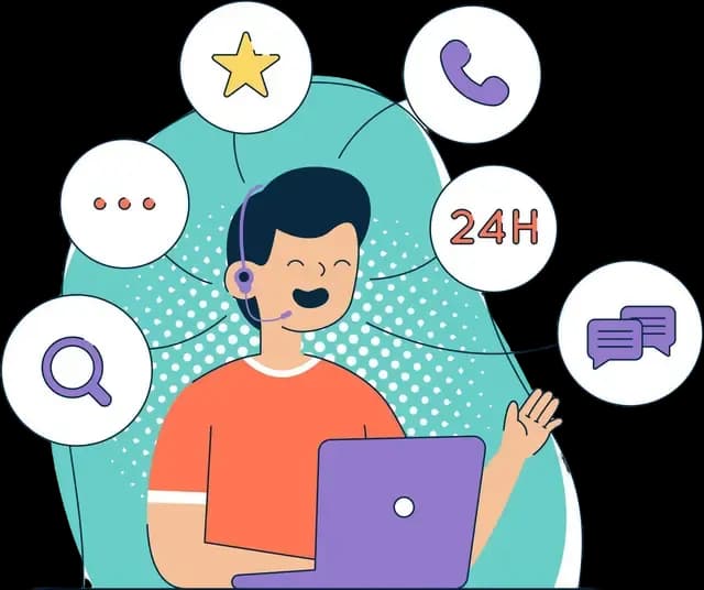 Contact Us Support Illustration